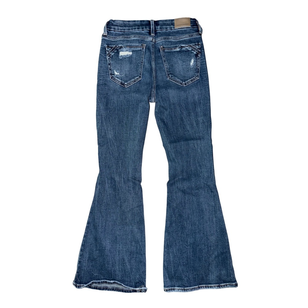 Buckle Black Fit No. 53 Flare Jeans Distressed Medium Wash 26x30 Womens Denim A3 - Picture 4 of 10